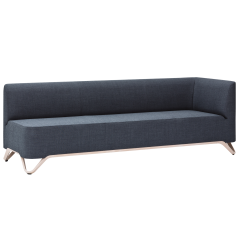 Produktbild BOXIT 3er Designer Sofa mit Armlehne PM-SOBO3LCHL