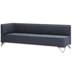 Produktbild BOXIT 3er Designer Sofa mit Armlehne PM-SOBO3RCHL