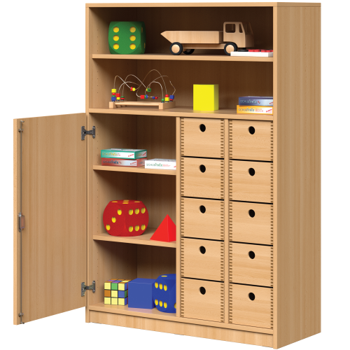 Produkt Bild Werkraumschrank WK 19A, 10 Holzkästen WK 19A