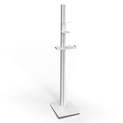 Produkt Bild Desinfektionsspender mit Säule und Halterung für Desinfektionsflaschen CO10089