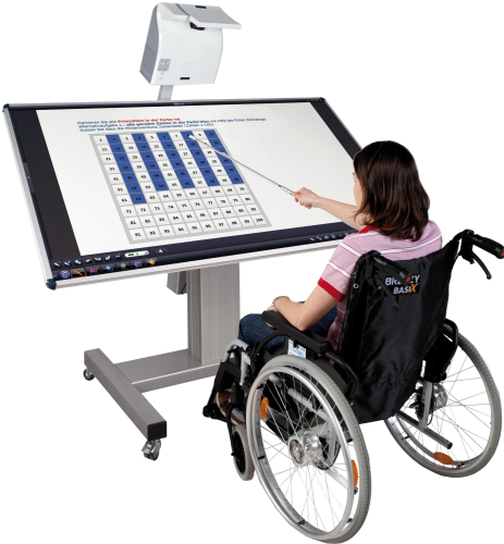 Produkt Bild Mobiles schrägstellbares Whiteboard workITdesk 