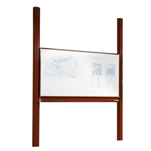 Produkt Bild Whiteboard Pylonentafel mit einer Tafelfläche aus Premium Stahlemaille, Serie PY1 E, weiß PY1-3010EW