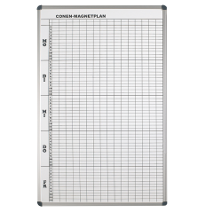 Productimage Stundenplantafel aus Premium Stahlemaille in grün