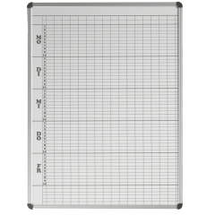 Productimage Stundenplantafel aus Premium Stahlemaille in weiß