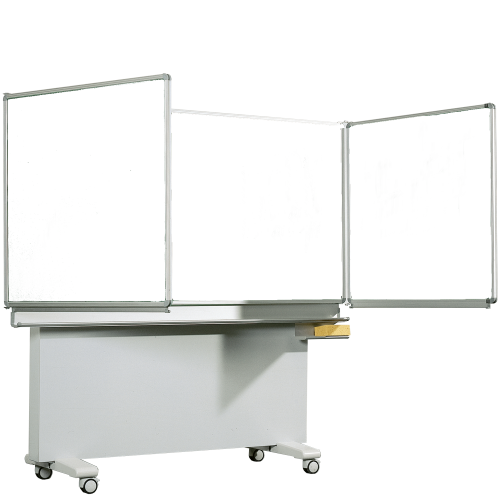 Produkt Bild Whiteboard Klappschiebetafel aus Premium Stahlemaille, Serie ME, weiß M102EW