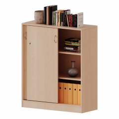 Produktbild Schiebetürenschrank, 3 Ordnerhöhen - Serie evo180 H10043S