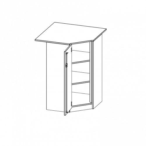 Produkt Bild Innenecke als Schrank, 3 Ordnerhöhen - Serie evo180 T9063TIELI