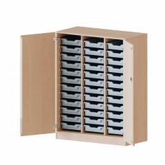 Produktbild ErgoTray Schrank, dreireihig, 3,5 Ordnerhöhen - evo180 Serie E105535TK