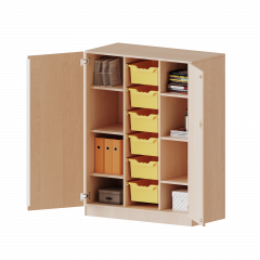 Produktbild ErgoTray Schrank, dreireihig, 3,5 Ordnerhöhen - evo180 Serie E105535TRGR