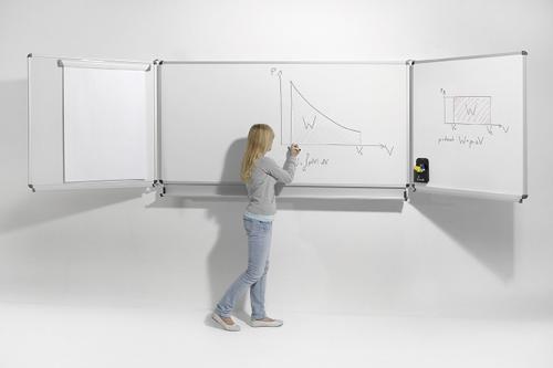 Produkt Bild Whiteboard Wandtafel Schultafel aus Premium Stahlemaille, Serie FZ E, weiß FZW 212EW