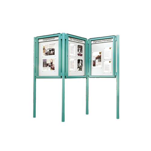 Produkt Bild Aluvitrine Modell W6, Stahl weiß 