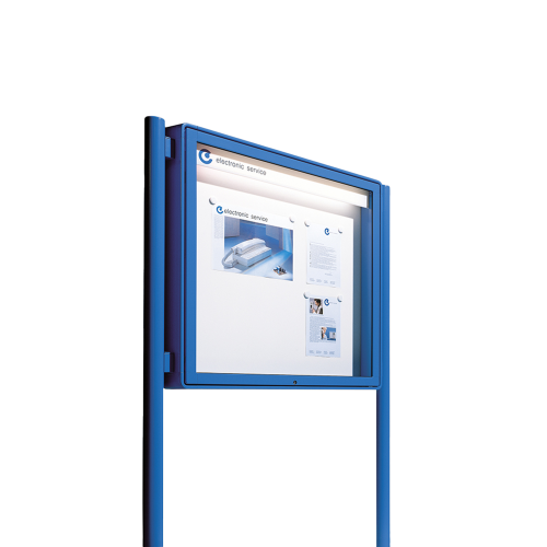 Produkt Bild Aluvitrine Modell W9 mit Lederstruktur 