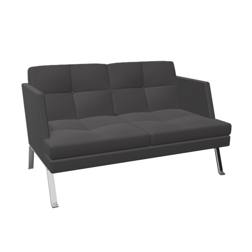 Produkt Bild 2er Sofa Ona mit Metallgestell & Seitenschale 