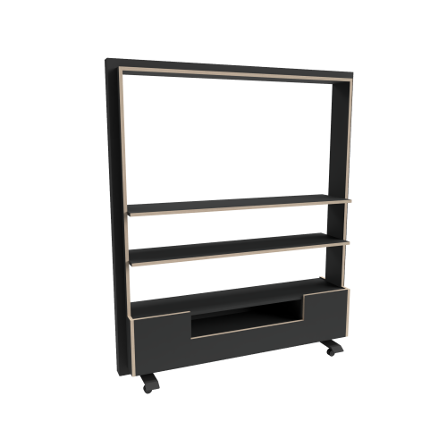 Produkt Bild RollingRack, mobiles Regal mit integriertem Sideboard RR-ELEMENT-A