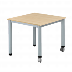 Produktbild fahrbarer, höhenverstellbarer Quadrattisch TI 8HF